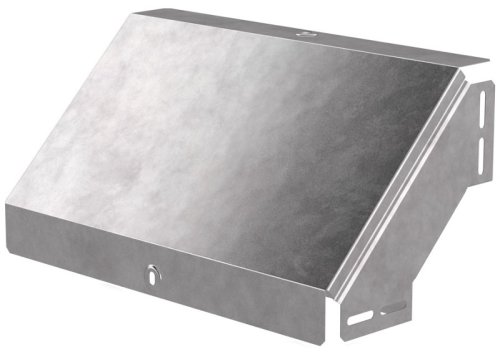 Угол для лотка вертикальный внешний с крышкой Промрукав Стандарт 90град. 400х100 картинка